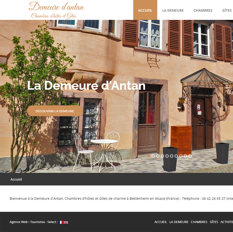 Création de site chambres d'hôtes